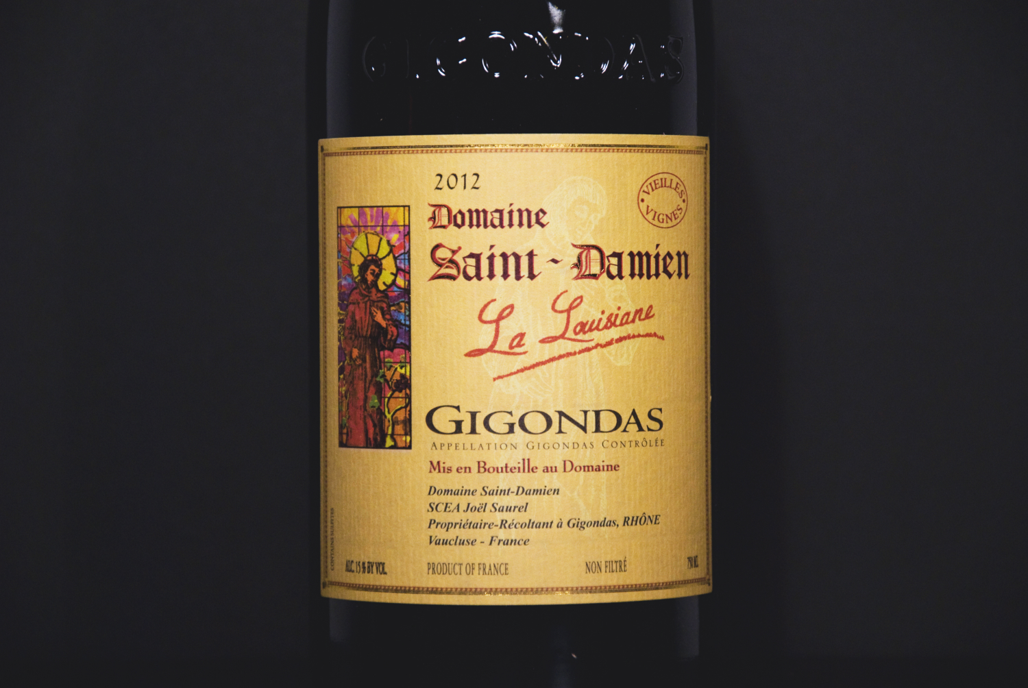 Domaine SaintDamien La Louisiane Vieilles Vignes 2012 AOP Gigondas
