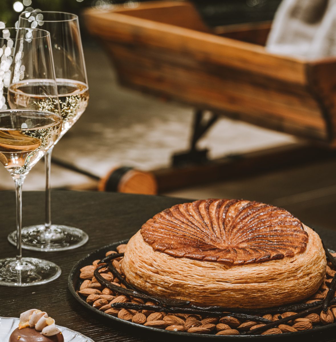 On ne pouvait pas le rater. J'aime la galette des rois avec du