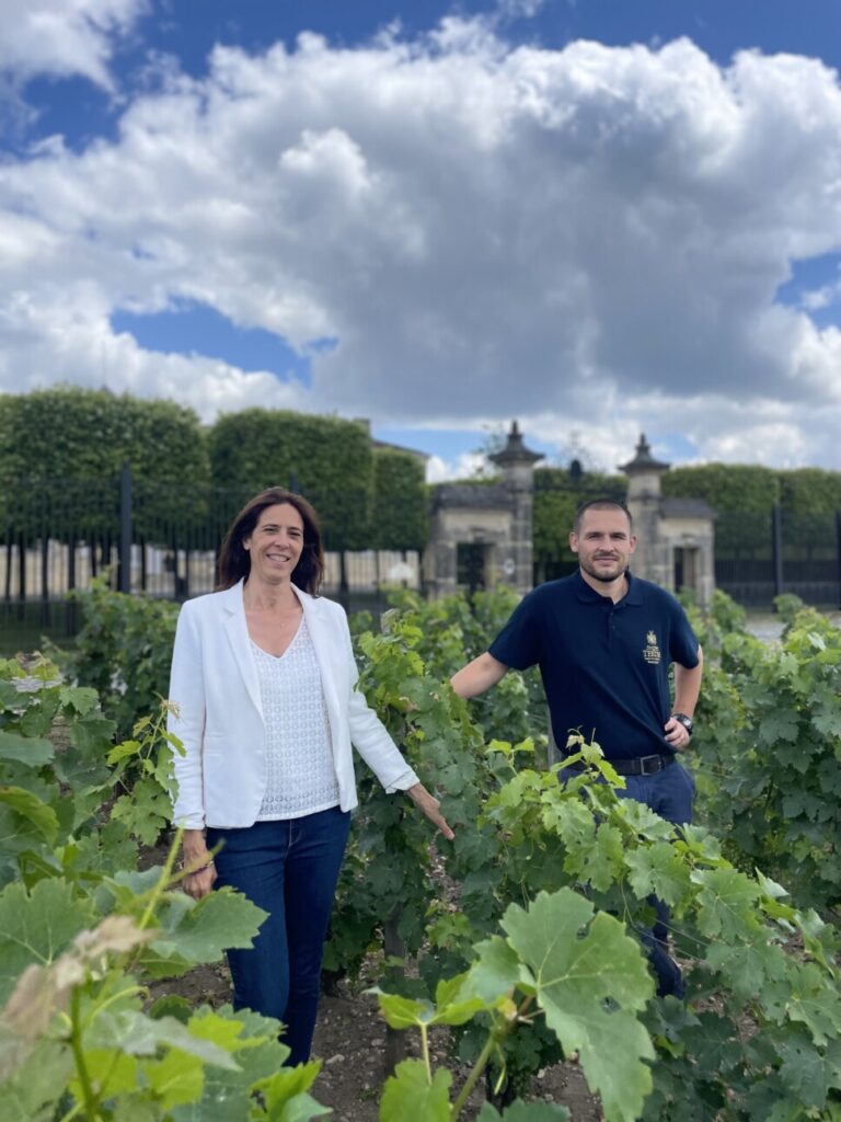 Ci-dessus : Cynthia Capelaere et Romain Beurienne.