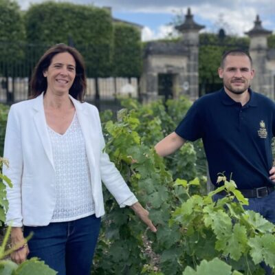 Ci-dessus : Cynthia Capelaere et Romain Beurienne.