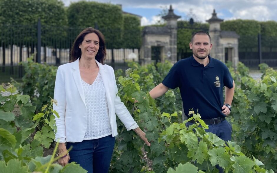 Ci-dessus : Cynthia Capelaere et Romain Beurienne.