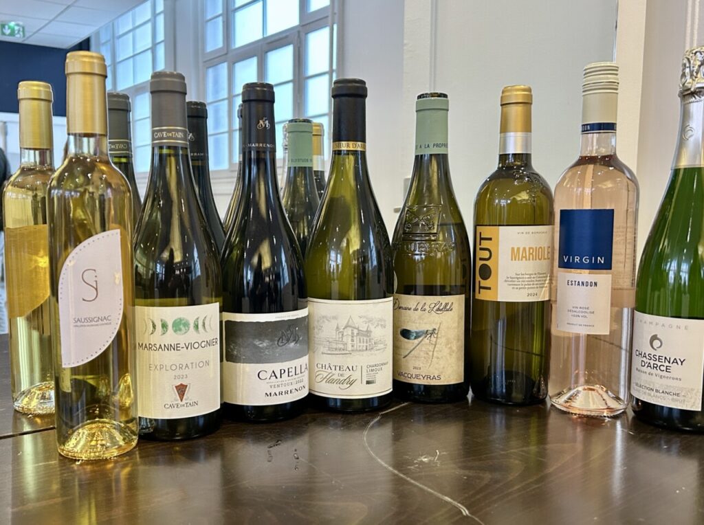 bouteilles de vin