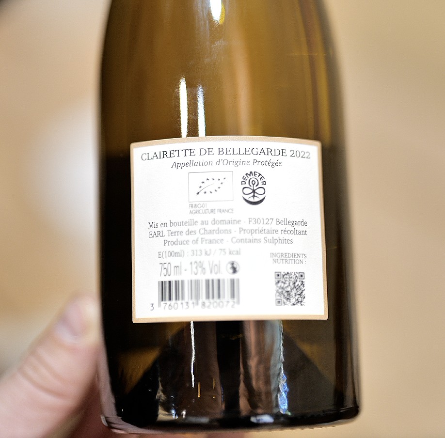 clairette de bellegarde terre des chardons