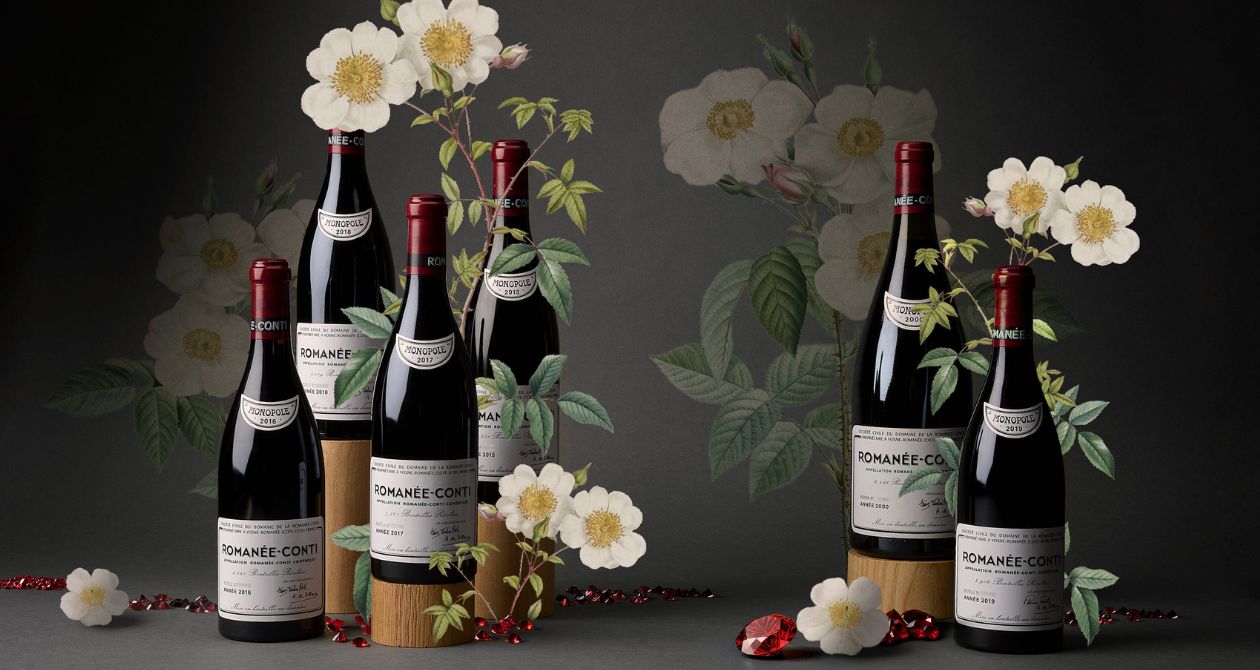 bouteilles romanée conti vente aux enchères