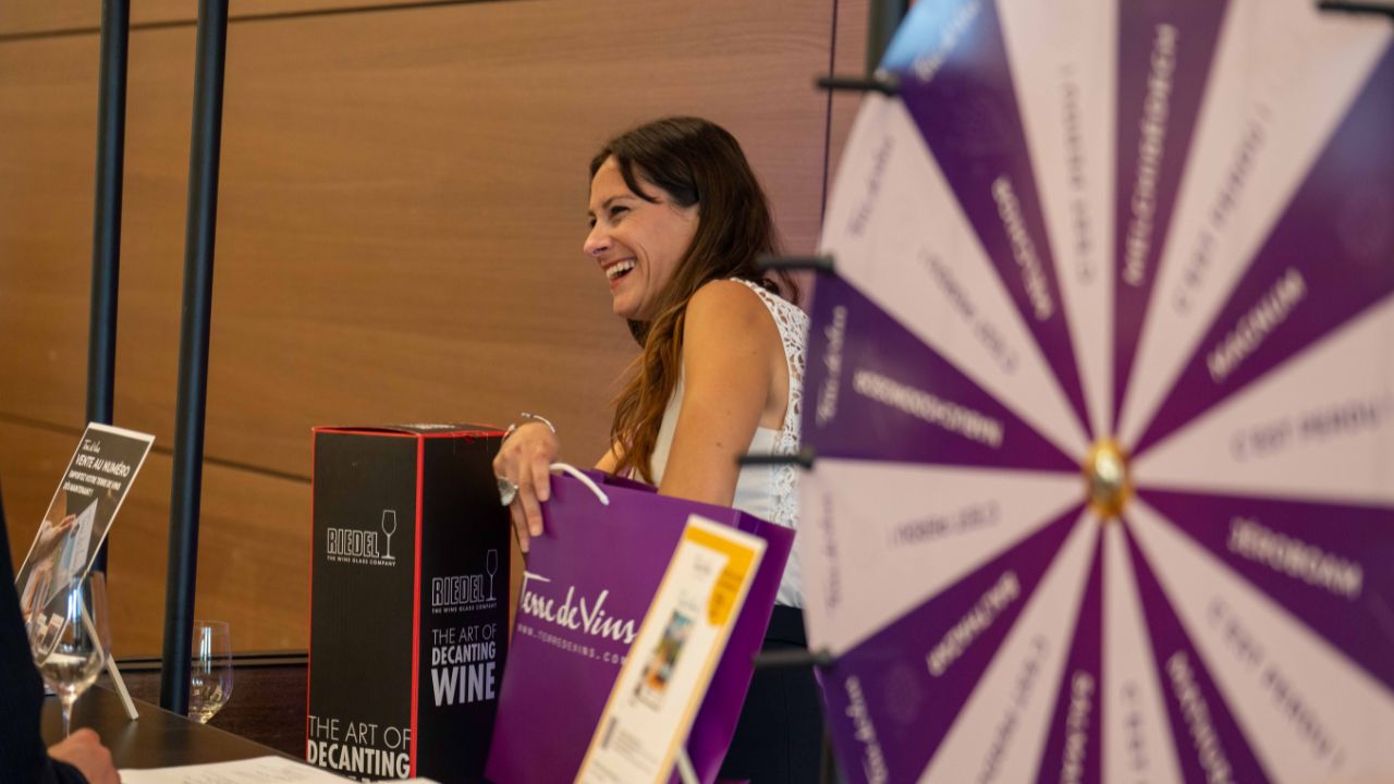 stand terre de vins champagne tasting 2025