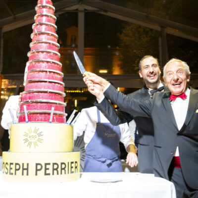 © Mika Boudot Jean-Claude Fourmon et son fils Benjamin Fourmon célèbrent les 200 ans de la Maison Joseph Perrier