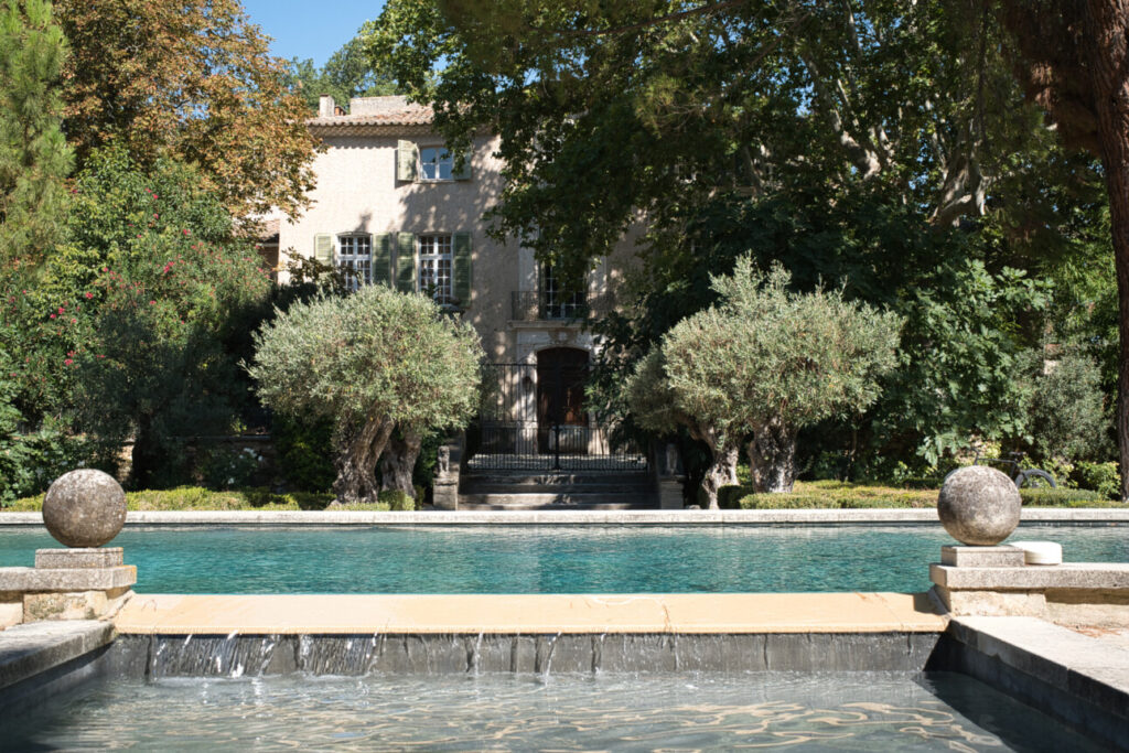 château de bacchus ventoux plan d'eau