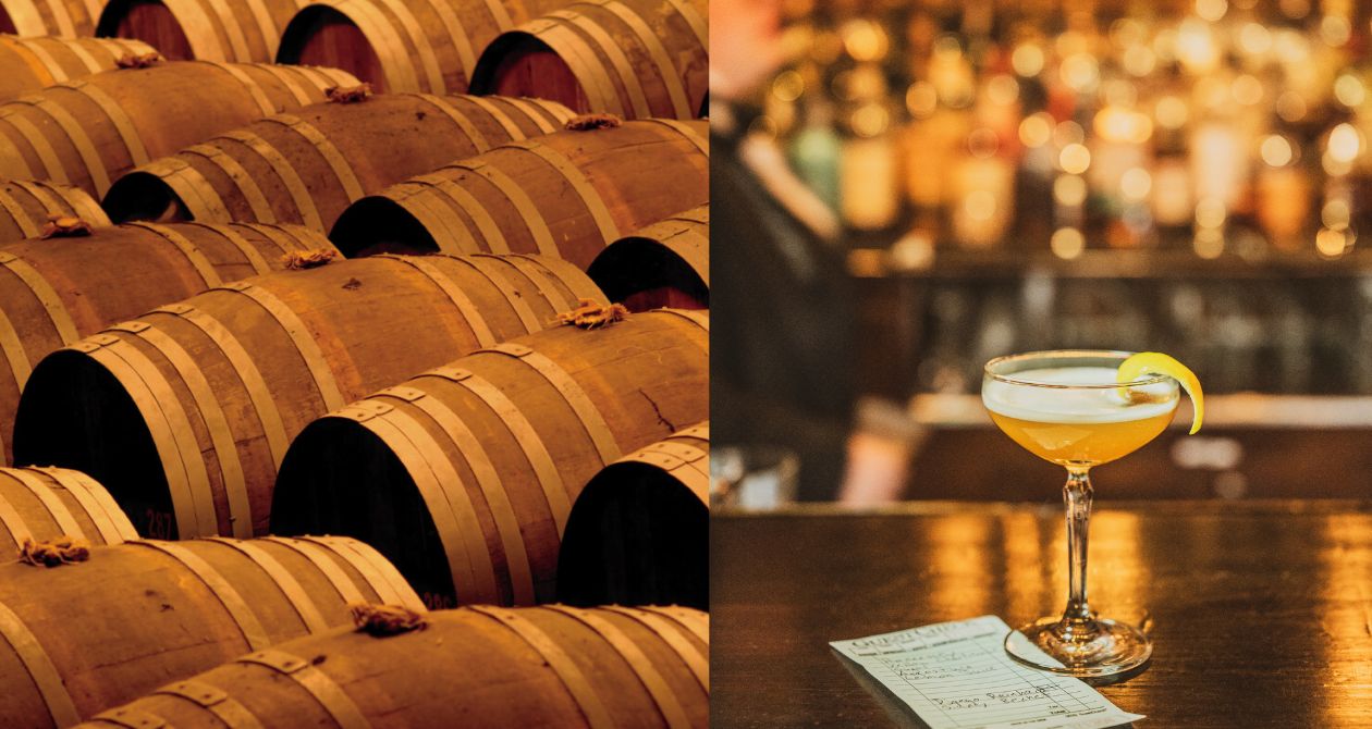 fûts et cocktail cognac