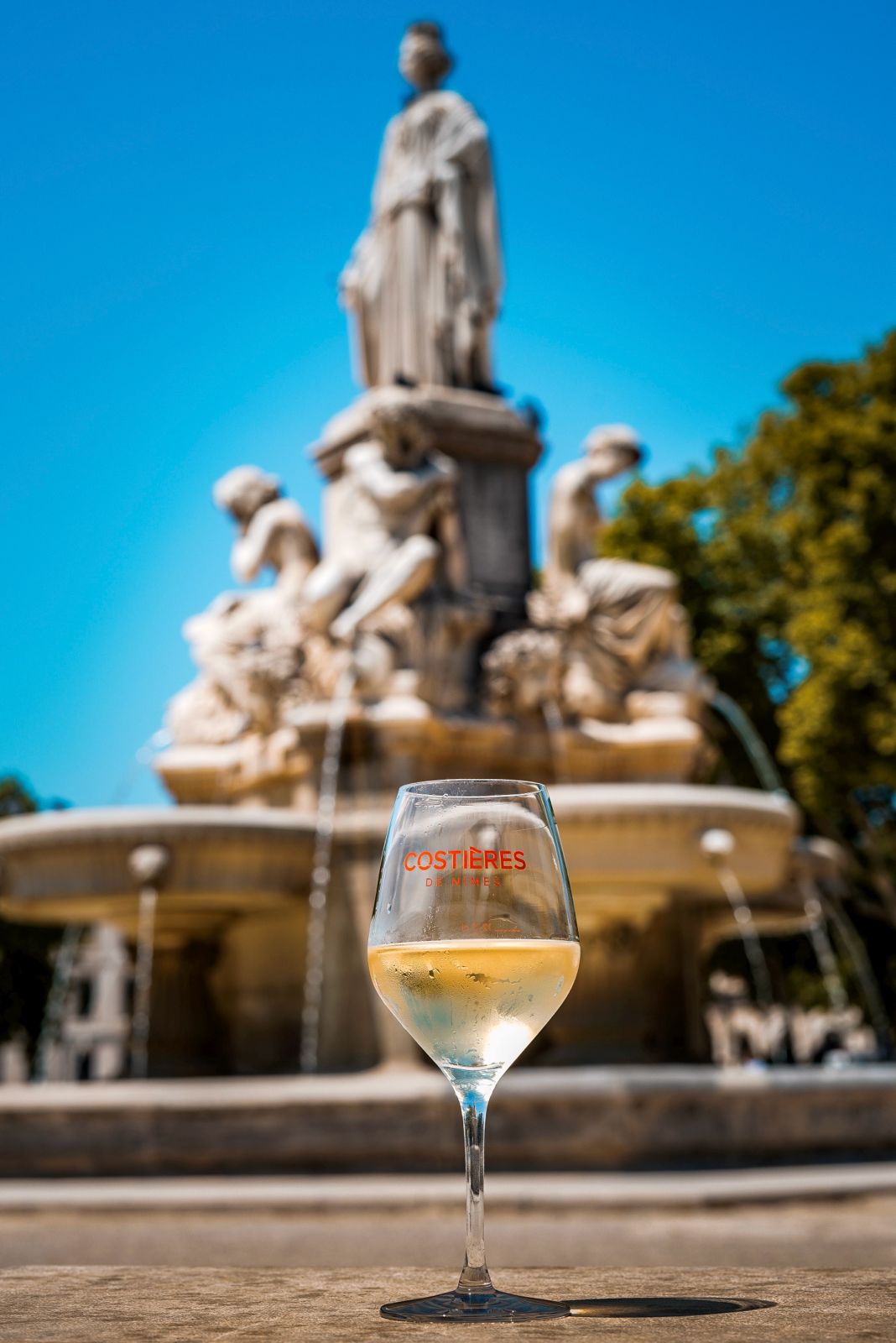 verre de vin blanc fontaine