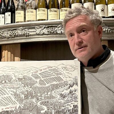 carte parcellaire vignoble domaine belmont et portrait de mathias belmon