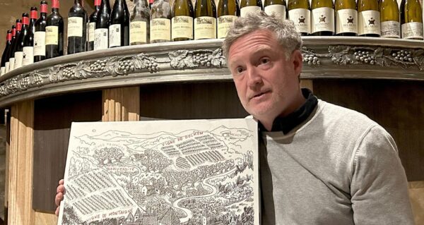 carte parcellaire vignoble domaine belmont et portrait de mathias belmon