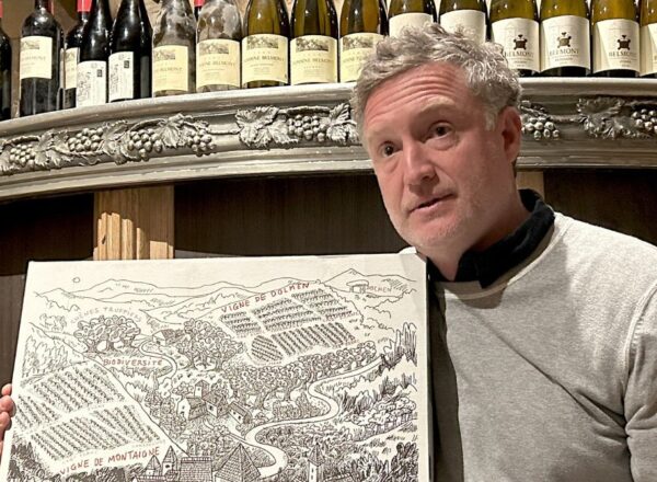 carte parcellaire vignoble domaine belmont et portrait de mathias belmon