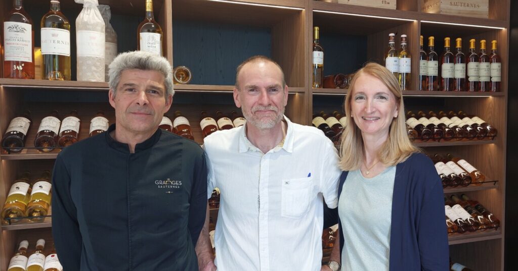 Alexis Angliviel de la Beaumelle, Didier et Pascale Galhaud les granges de sauternes