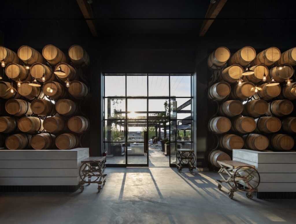 chai barriques architecture moderne 