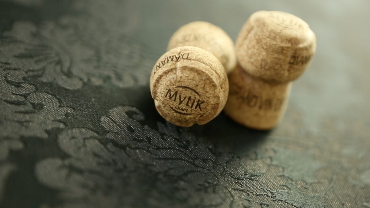 2 bouchons de champagne diam