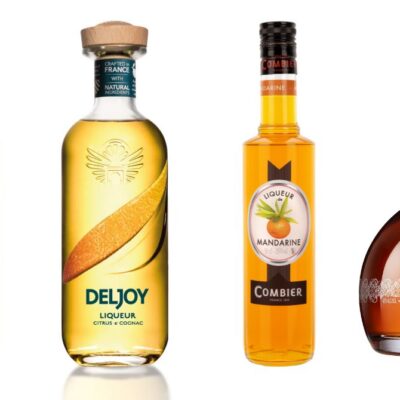 liqueurs d'agrumes flacons