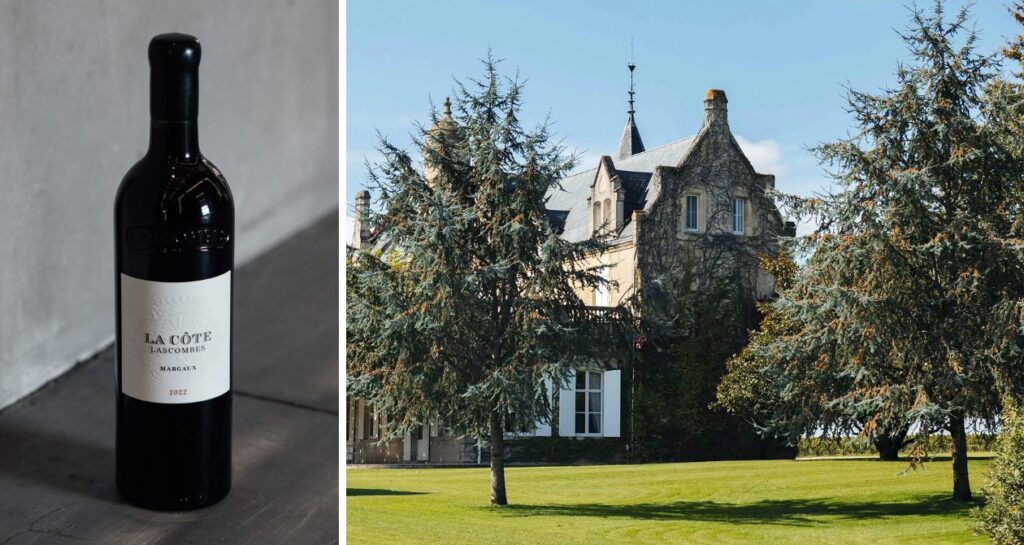 Une nouvelle cuvée 100 merlot pour le château Lascbombes. ©Sarah Arnould