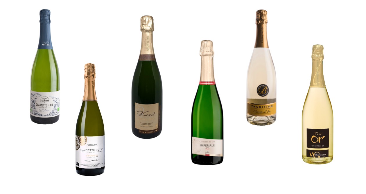 Bouteilles de clairette de die