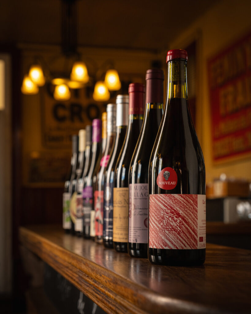 bouteilles beaujolais nouveau