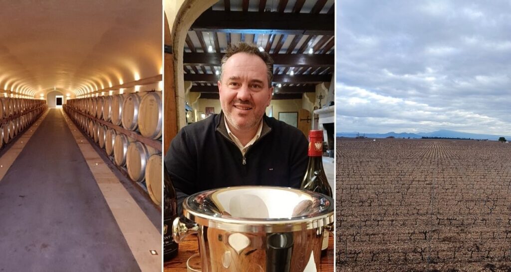 chai à barrique portrait pierre fabre terroir mont redon chateauneuf du pape