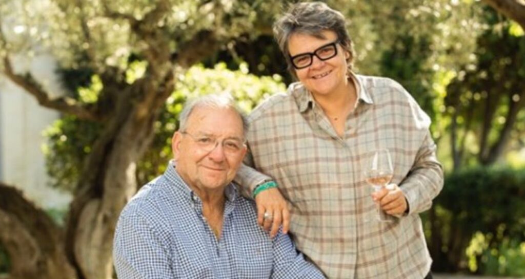 Bernard Jeanjean et sa fille, Brigitte Jeanjean