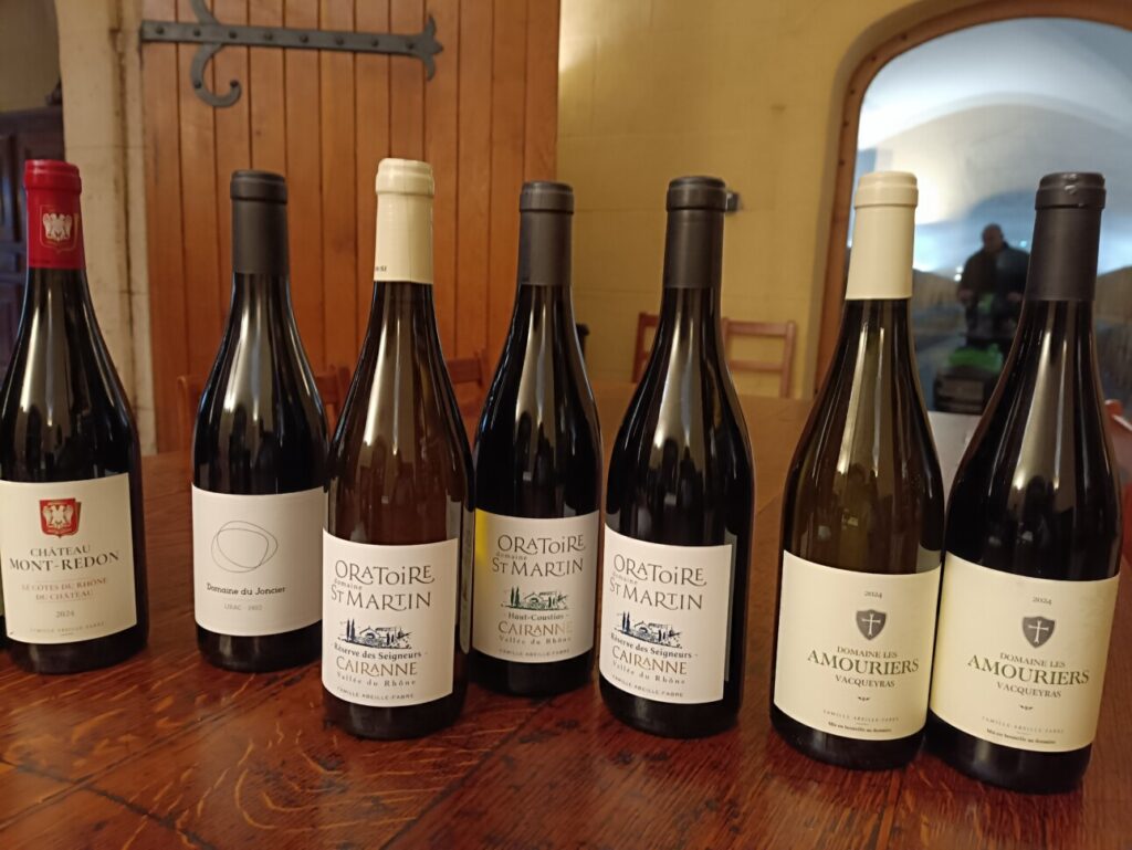 bouteilles vallée du rhône gamme château mont-redon