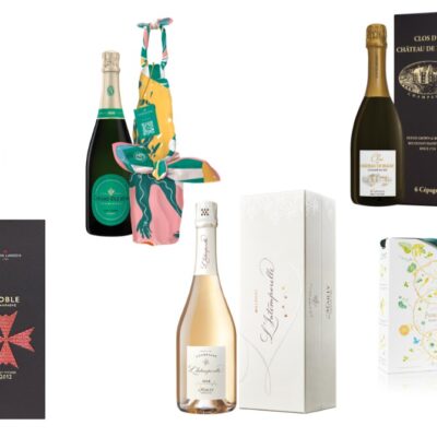 six coffrets de champagne