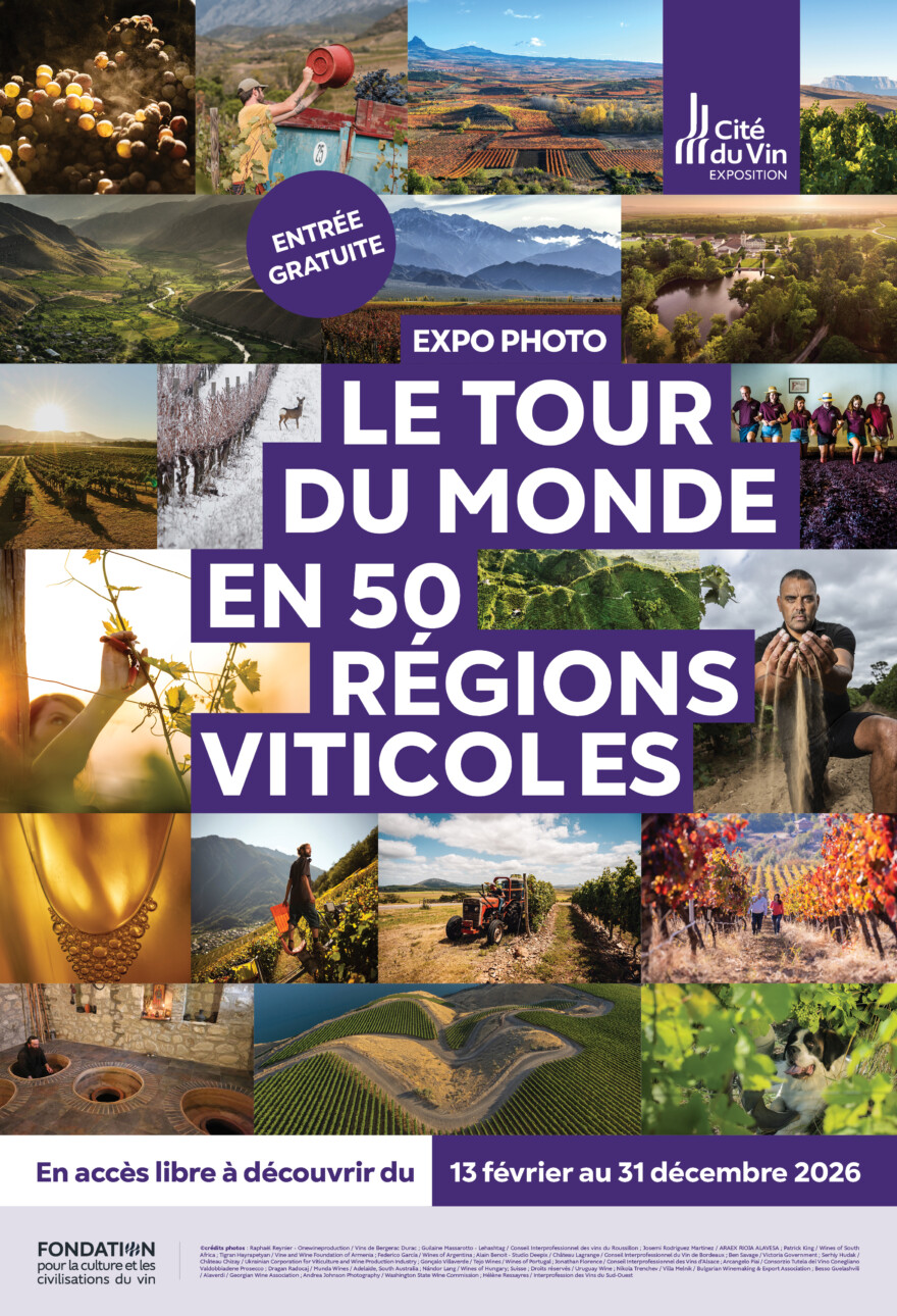 affiche cité du vin de bordeaux 2026