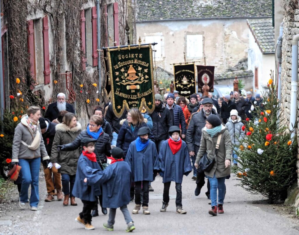 cortège société de secours mutuelle maranges 