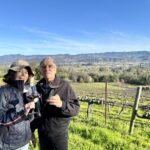 Florence et Daniel dans leur domaine en Napa Valley ©DR