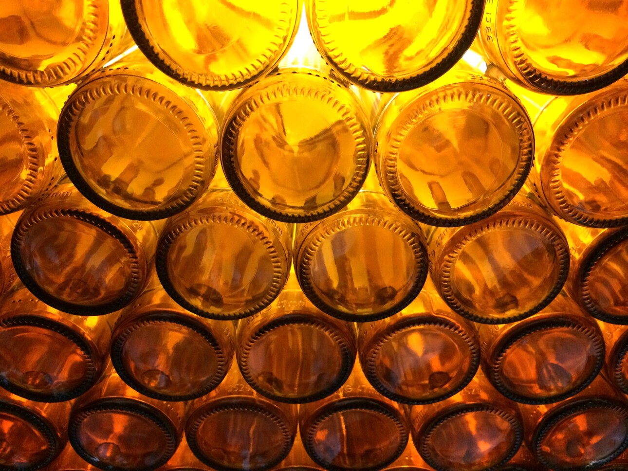 bouteille verre lumière