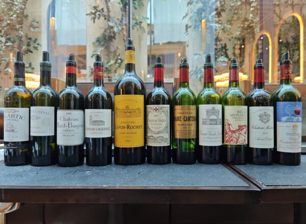 bouteilles bordeaux restaurant