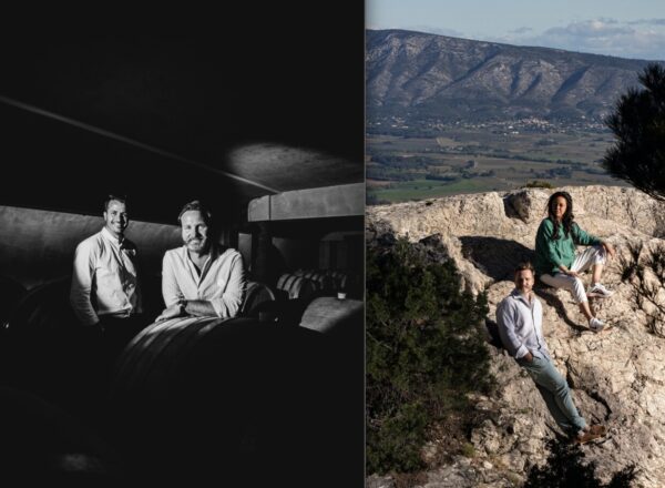 grand boise Romain Tosolini et Jean Simonet, Jean Simonet et sa femme Ana-Sofia sainte victoire