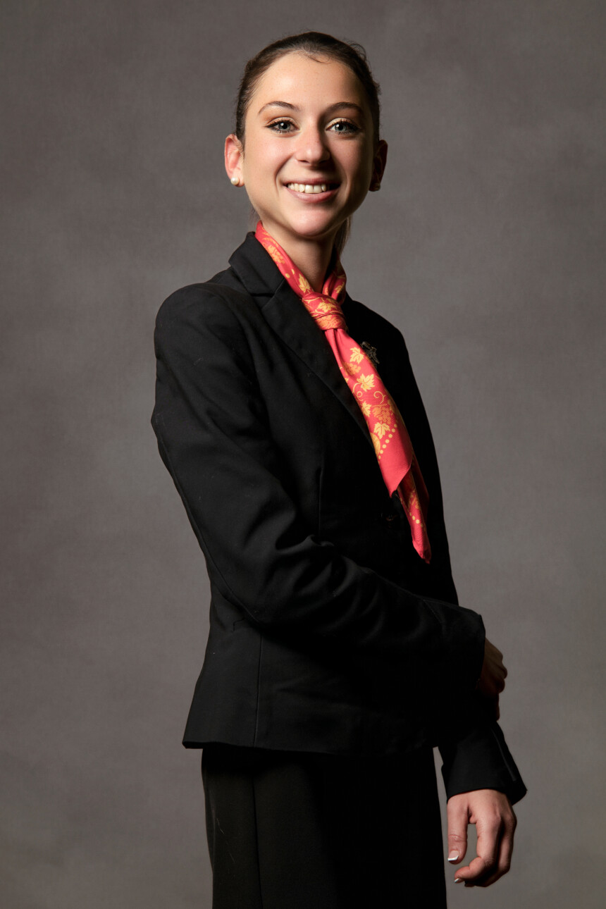 Marie Wodecki – Cheffe Sommelière l’Auberge du Montmin, Montmin ©MagaliButny