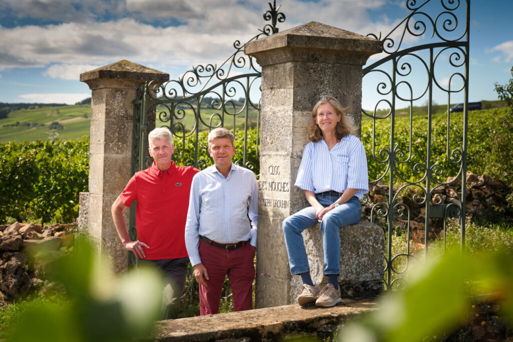 Philippe, Frédéric et Véronique Drouhin