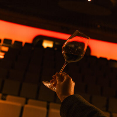 verre de vin vide nuit