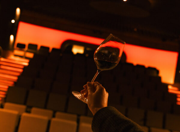 verre de vin vide nuit