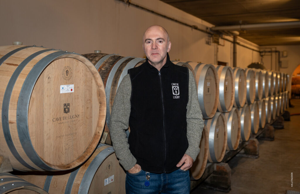 portrait maître de chai marc ruffo fûts cave de Lugny